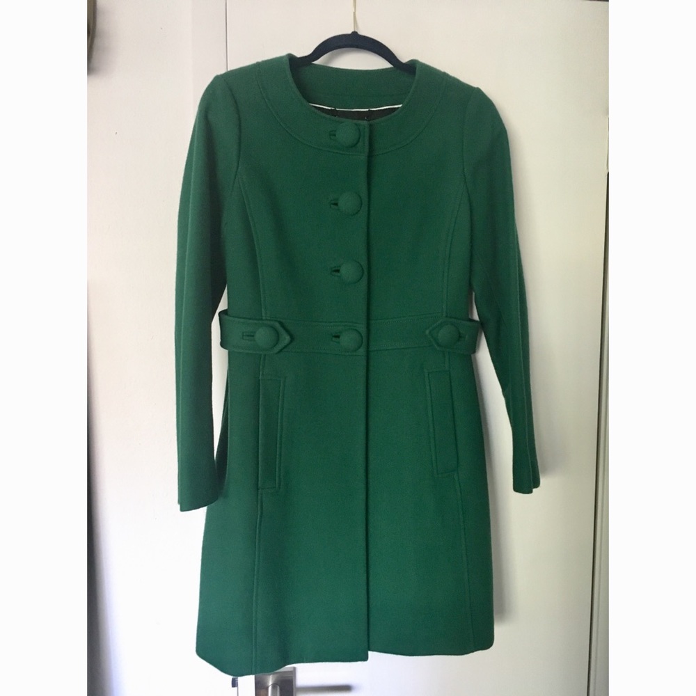 Banana Republic Green Wool Coat